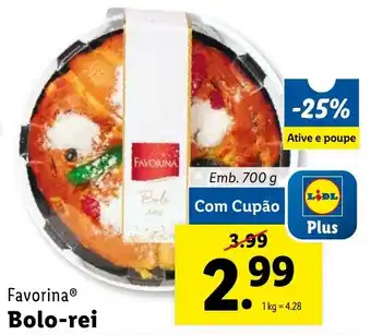 Lidl Favorina Bolo-rei Emb. 700 g promoção