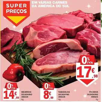 E.Leclerc MAMINHA DE BOVINO ANGUS KG promoção