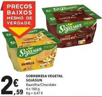 E.Leclerc SOBREMESA VEGETAL SOJASUN promoção