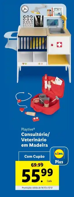Lidl Playtive Consultório/ Veterinário em Madeira promoção
