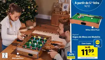 Lidl Playtive Jogos de Mesa em Madeira promoção