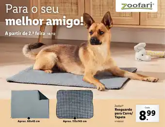 Lidl Zoofari Resguardo para Carro/ Tapete promoção