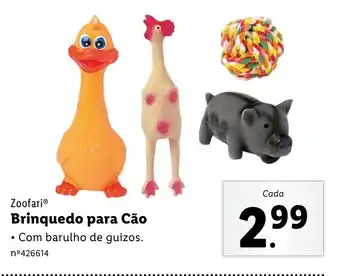 Lidl Zoofari Brinquedo para Cão promoção