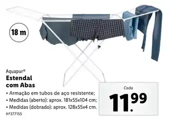 Lidl Aquapur Estendal com Abas promoção