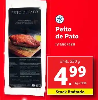 Lidl Peito de Pato Emb. 250 g promoção
