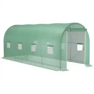 Brico Depôt Invernadero de túnel pe, metal verde 500x200x205 cm promoção