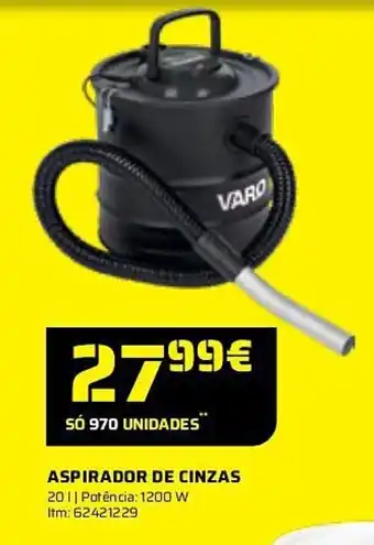 Bricomarché ASPIRADOR DE CINZAS promoção