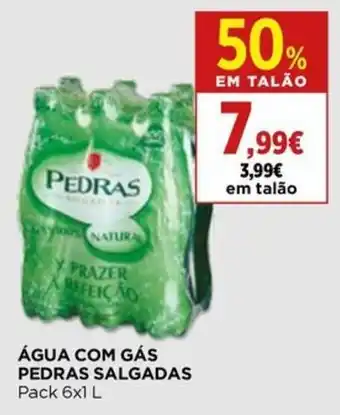 ÁGUA COM GÁS PEDRAS SALGADAS Pack 6x1 L