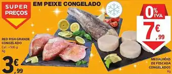 E.Leclerc RED FISH GRANDE CONGELADO Cal: +500 g promoção