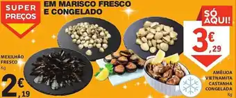 E.Leclerc MEXILHÃO FRESCO Kg promoção