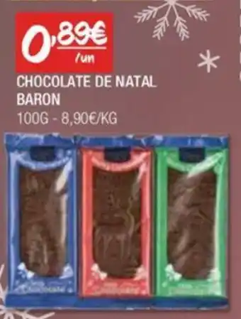 Spar CHOCOLATE DE NATAL BARON 100g promoção
