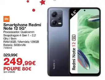 Smartphone Redmi Note 12 5G