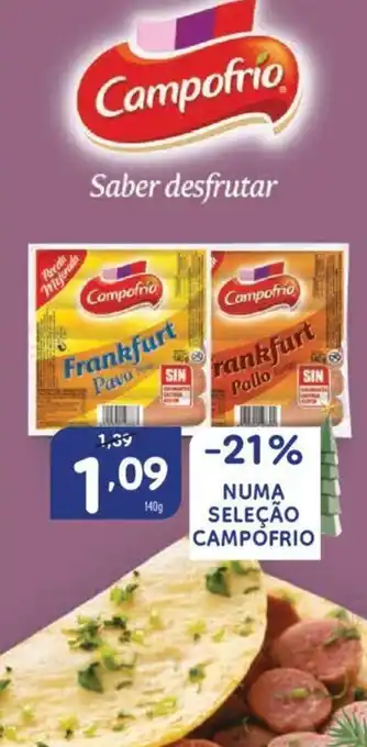 Minipreço NUMA SELEÇÃO CAMPOFRIO promoção