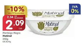 Minipreço Manteiga Magra Matinal 250g promoção