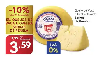 Minipreço Queijo de Vaca e Ovelha Curado Serras de Penela promoção