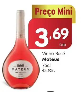 Minipreço Vinho Rosé Mateus 75cl promoção