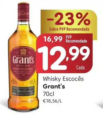 Minipreço Whisky Escocês Grant's 70cl promoção