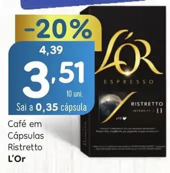 Café em Cápsulas Ristretto L'Or