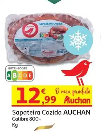Auchan Sapateira Cozida AUCHAN Calibre 800+ Kg promoção