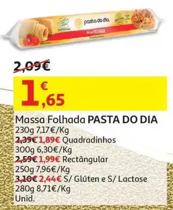 Auchan Massa Folhada PASTA DO DIA promoção