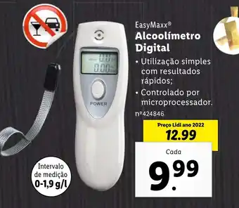 Lidl EasyMaxx Alcoolímetro Digital promoção