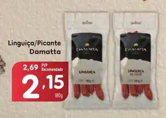 Minipreço Linguiça/Picante Damatta promoção