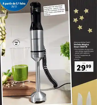 Lidl Silvercrest Kitchen Tools Varinha Mágica Smart 1000 W promoção