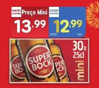 Minipreço SUPER BOCK 30x25cl promoção