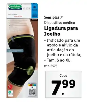 Lidl Sensiplast Dispositivo médico Ligadura para Joelho promoção