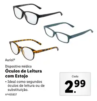 Lidl Auriol Dispositivo médico Óculos de Leitura com Estojo promoção