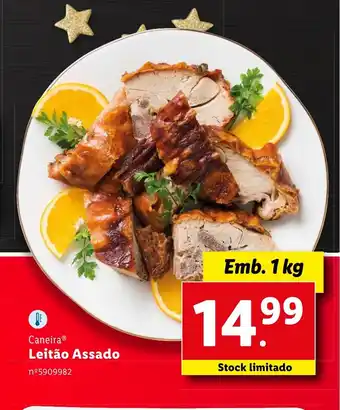 Lidl Caneira Leitão Assado Emb. 1 kg promoção