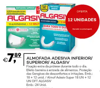 Almofada Adesiva Inferior/Superior/Algasiv 24 unid