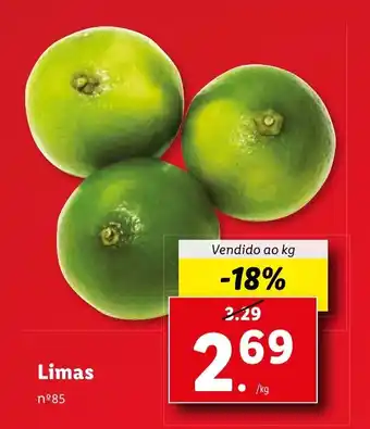Lidl Limas Vendido ao kg promoção