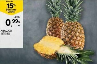 Continente Abacaxi Inteiro promoção