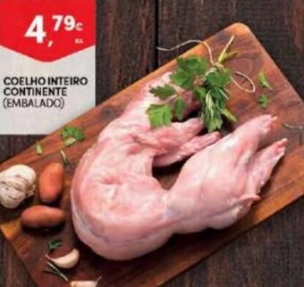 Continente Coelho Inteiro Continente promoção