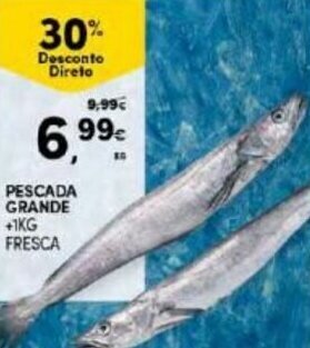 Continente Pescada Grande +1kg promoção