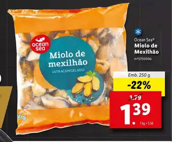 Lidl Ocean Sea Miolo de Mexilhão Emb. 250 g promoção
