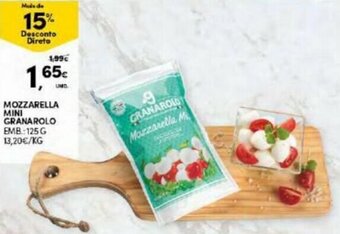 Continente Mozzarella Mini Granarolo 125g promoção