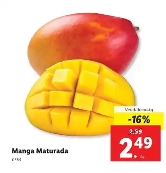 Lidl Manga Maturada Vendido ao kg promoção