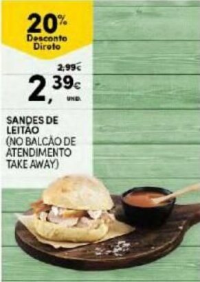 Continente Sandes de Leitao promoção