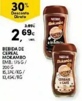 Continente Bebida de Cereal Mokambo 175g/200g promoção