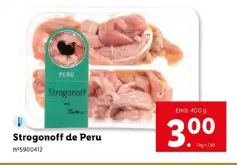 Lidl Strogonoff de Peru Emb. 400 g promoção