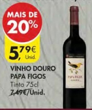 Vinho Douro Papa Figos 75cl