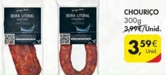 Pingo Doce Chouriço 300g promoção