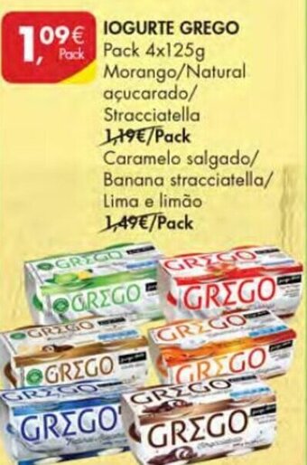 Pingo Doce Iogurte Grego 4x125g promoção