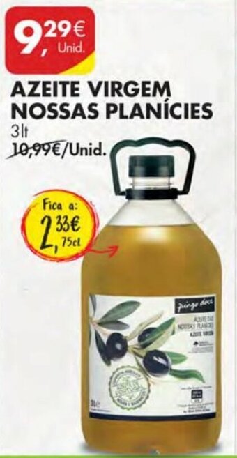 Pingo Doce Azeite Virgem Nossas Planícies 3lt promoção