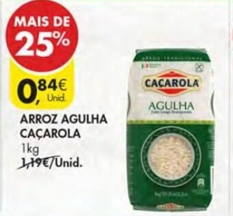 Arroz Agulha Caçarola 1kg