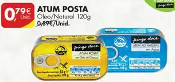 Pingo Doce Atum Posta Óleo / Natural 120g promoção