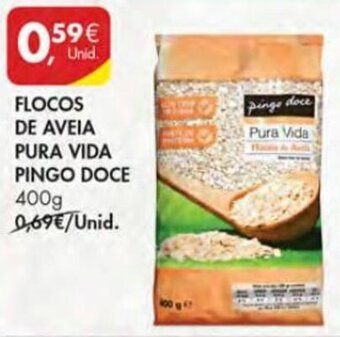 Flocos de Aveia Pura Vida Pingo Doce 400g