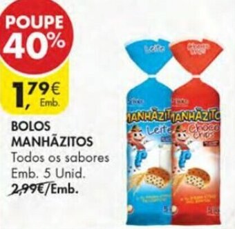 Bolos Manhãzitos 5 Unid